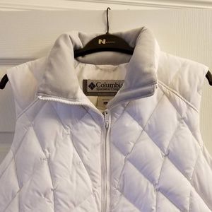 NWT Columbia White Puffer Vest